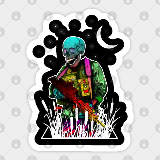 Skull boii jones Sticker by Ohhmeed